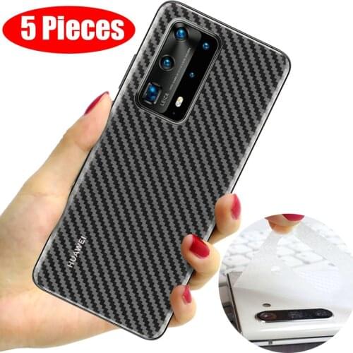 5Pcs/lot 3D Back Carbon Fiber Film For Huawei Honor View 20 10 20S 20 Pro Matte Screen Protector Huawei Honor 9X 9A 10 Lite 8X