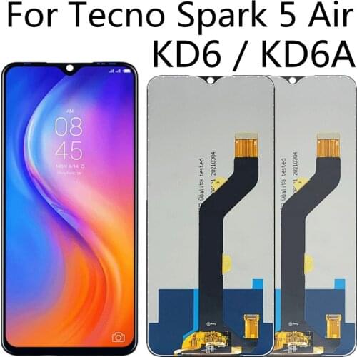 7.0" LCD For Tecno Spark 5 AIR KD6 LCD Display Touch Screen Digitizer Assembly Replacement For Spark5 AIR KD6A LCD Display