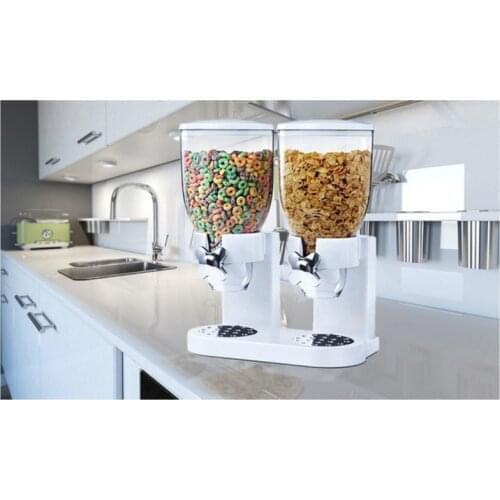 Double-headed cereal machine cereal barrel food cans Home daily double-cup cereal separator free shipping