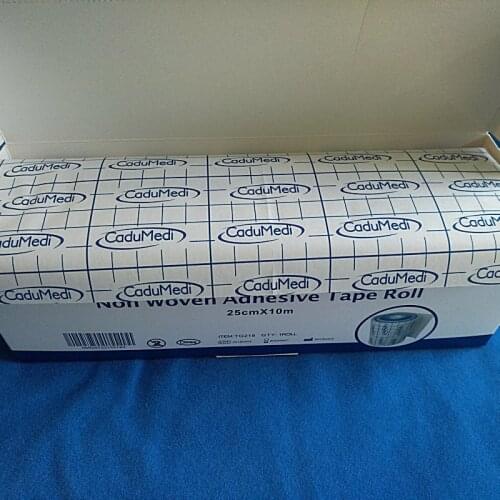 1pcs 25cm*10m export Spunlaced non-woven tape roll medical mesh self-made plaster microporous tape self-adhesive application