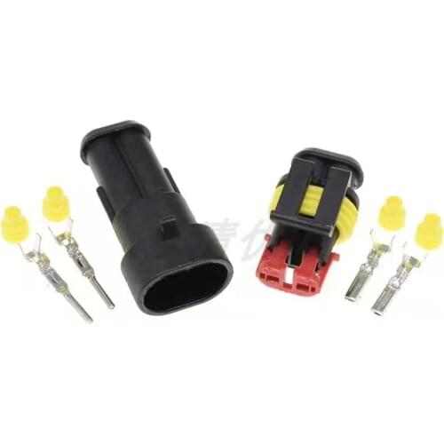 500PCS DJ7021Y-1.8-11 1.8mm 2Pin AMP Car Electrical Wire Connectors for VW,BMW,Honda,Toyota,NISSAN AND other models