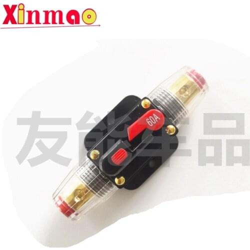 100A 50A 60A 80A 150A 12V Car Truck Audio Amplifier Circuit Breaker Fuse Holder AGU Style Stereo Amplifier Refit Fuse Adapter