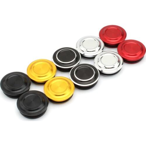 2Pieces Motorcycle Frame Hole Caps Covers Decor Kit Dustproof Rustproof