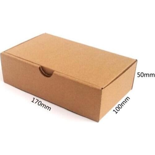 200pc Kraft paper Corrugated Gift Boxe Mailer Shipping Box Corrugated Carton Wedding Gift Package Christmas Party Decor Supplies