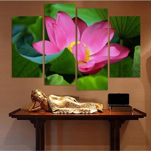 3 pcs flower Lotus plant diy diamond painting square drill diamond embroidery mosaic modern triptych home decoration 3d painting
