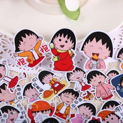 34pcs Creative kawaii self-made sakura momoko stickers/ beautiful stickers /decorative sticker /DIY craft photo album