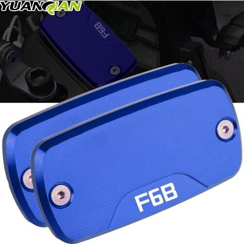 FOR F6B Motorcycle accessories CNC Aluminum Front Brake Reservoir Fluid Tank Cover Oil Cap FOR HONDA F6B F 6B 2012 2013 2014