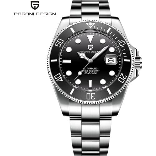 Pagani Design Automatic Mechanical Watch Men Fashion Wrist Watch Top Brand Stainless Steel Waterproof Watch For Men Reloj Hombre