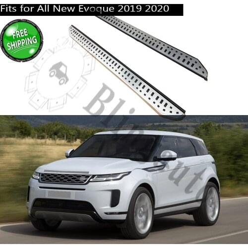 Running board fits for L.and Rover R.ange Rover Evoque 2019 2020 side steps nerf bar car pedal side stairs side bar 2PCS