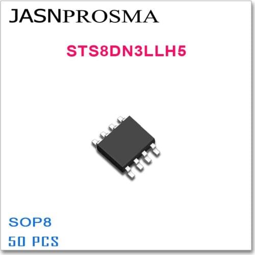 JASNPROSMA 50PCS SOP8 STS8DN3LLH5 High quality STS