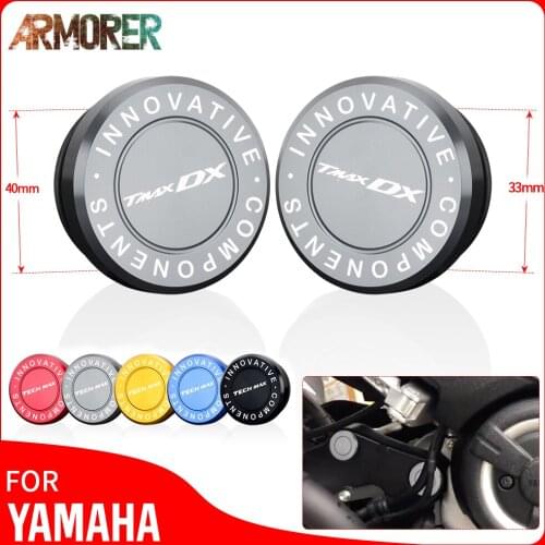 Motorcycle CNC Aluminum Frame Hole Caps Cover Fairing Guard Accessories For Yamaha TMAX 530 DX/SX 2017 2018 2019 2020 2021