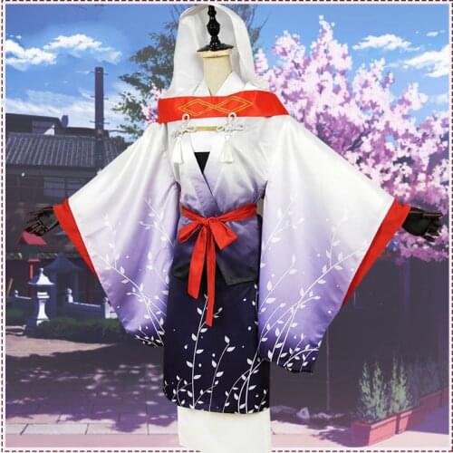 Game Ibaraki Doji Cosplay Onmyoji Costume Onmyoji New Skin Ibaraki Doji Women Costume Clothing+Wig+Horn+Shoes+Toy Full Set