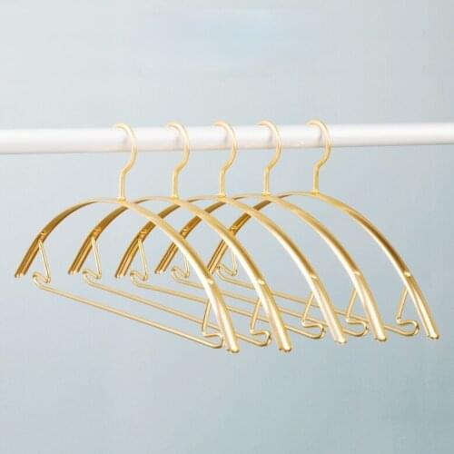 Metal Multifunction Hangers Closet Organizer Non Slip Bridesmaid Gift Hangers Clothes Storage Perchas Wardrobe Accessories DG50Y