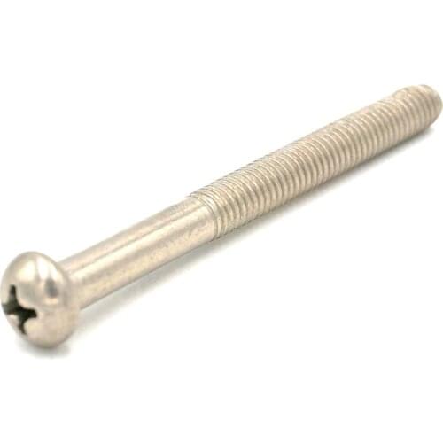 Metric M8*75mm Stainless steel Cross Recessed Pan Head Screws Fasteners
