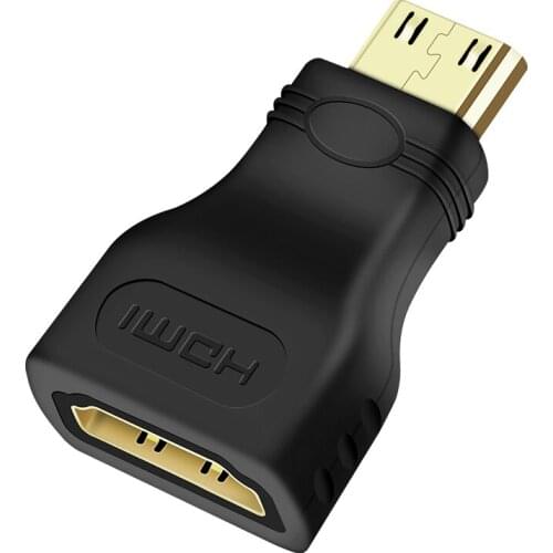 Mini Hdmi To Hdmi Adapter Male To Female Converter Gold Plated for HDTV 1080p HD TV Camcorder Mini Hdmi-hdmi Adapter