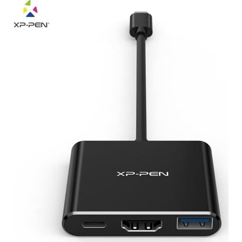 XP-Pen 3 in 1 Multifunctional USB-C Hub (Type C to USB+HDMI+PD)
