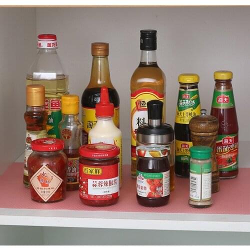 Reusable Shelf Cover Liners Cabinet Drawer Mat 30*45cm Moisture-Proof Waterproof Dust Anti-Slip Fridge Kitchen Table Pad Paper