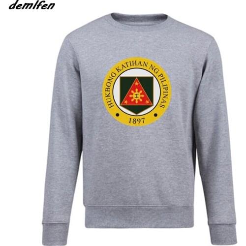 Fashion Philippine Air Force Flying School, Army Military hoodie Logo Coat Sweatshirt Men pullover Fleece Sweatshirt Harajuku