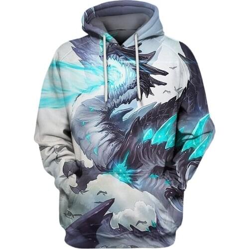 2021 Fashion Hoodie Cystals Dragon 3D All Over Printed For Men/Women Sweatshirt Spring/Autumn Casual Pullover Zipper Streetwear