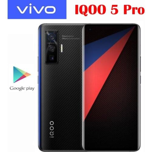 Official Original VIVO IQOO 5 Pro 5G Cell Phone Snapdragon 865 6.56'' 120Hz Screen Refresh Rate 4000Mah 120W Dash Charge 50.0MP