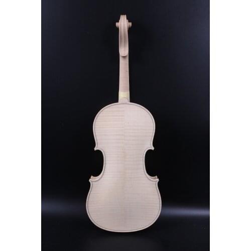 4/4 Full Size Violin Guarneri model in white flamed maple back spruce top all handmade 3085