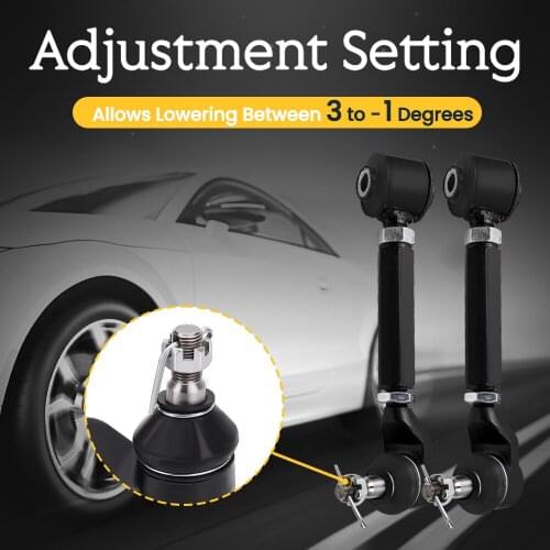 Adjustable w/Front Ball Joint &Rear Camber Arms for Acura TSX 2004-2008 Toe kits
