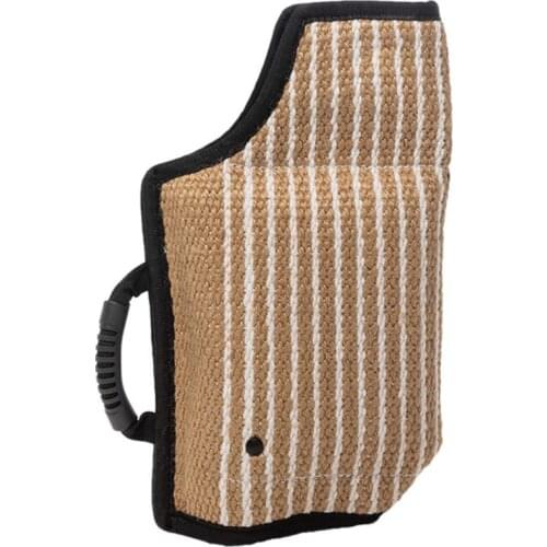 Strong Jute Dog Bite Sleeve Tug Work Puppy Training Playing Chewing Toy Hand Glove for Training Schutzhund K9 Rottweiler