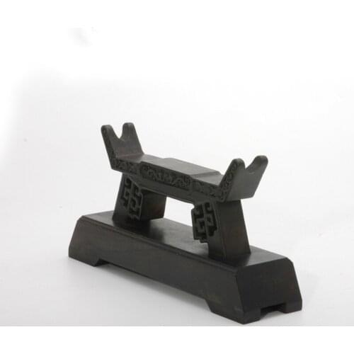 Stable Sword Ebony Rosewood Transverse Frame Sword A Decoration Frame Exhibition Frame Longquan Shen Wide Dragon Sword Frame