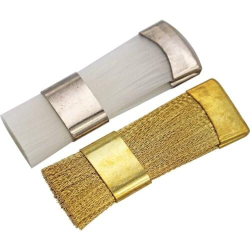 Dental Bur Cleaning Brass Wire Brush Drill Bits Cleaning Brush Copper Wire Brushes Dental Burs Files Stand Cleaning Tool