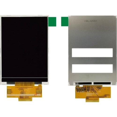 4 wire SPI Serial port 3.2 inch TFT LCD display module 18 pin 0.8mm spacing Touch panel ILI9341 320x240 RGB resolution 3.3V