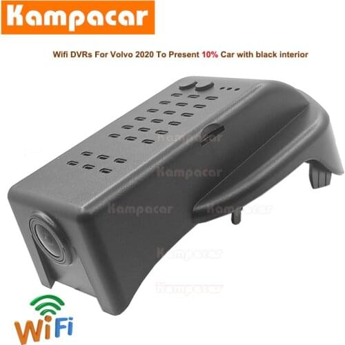 Kampacar VLV17-C Wifi Dash Cam Car Dvr Camera For Volvo V60 Cross Country T5 T6 S60 T8 Plugin hybrid B3 B4 B5 HD 1080P DashCam