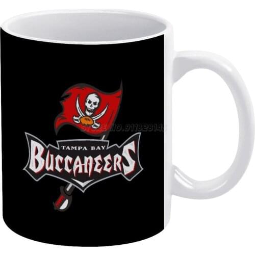 Logo-Tampa White Mug 11oz Ceramic Tea Cup Coffee Mug Friends Birthday Gift Buccaneers Bay
