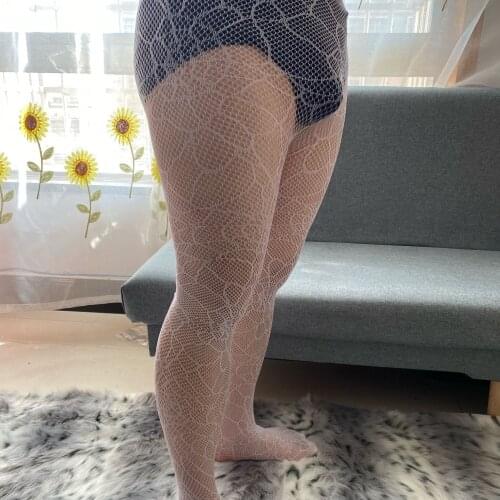 White Tights for Mens Sexy Male Underwear High Elastic Spider Net Pantyhose Plus Size Man Transparent Lingerie Cool Cosplay