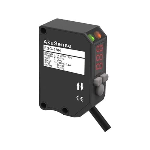 Fast response optoelectronic color detection photoelectric colour photocell sensor for automation