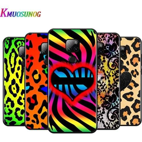 Leopard Cute Pattern for Huawei P Smart Z S Pro Plus 2021 2020 Nova 7i 7 6 SE 5i 5Pro 4E 4 3i 3e 3 2 2i Lite 2 Phone Case
