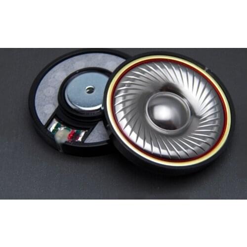 50mm Hifi Headphone Speaker Unit For Sony HD800 AKGk701 42Ohm Headset Driver Titanium film Earphone Repair Part Deep Bass 2pcs