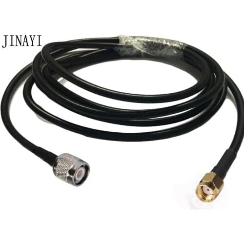 RG58 50-3 RP-SMA Male to TNC Male Connector RF Coaxial Coax Cable 50ohm 1m 5m 10m 15m