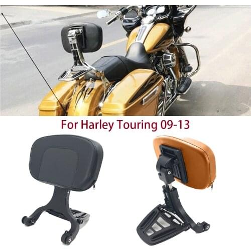 Motorcycle Multi Purpose Driver Passenger Backrest For Harley Touring Road King Road Glide Street Glide 2009-2013 FLHX