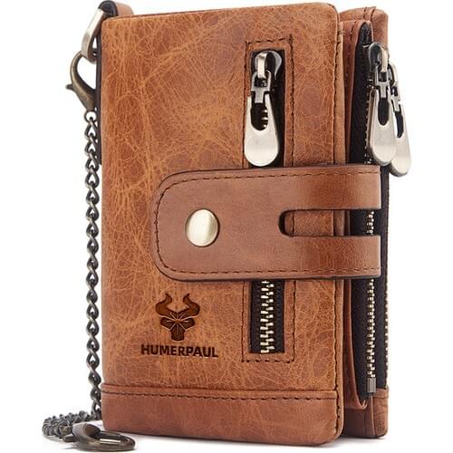 Humerpaul Genuine Leather Men Wallets