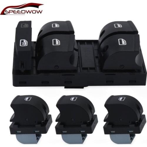 SPEEDWOW Electric Master Window Switch For AUDI A3 A6 S6 C6 Allroad Q7 RS6 06-07 4F0 959 851F 4F0959855