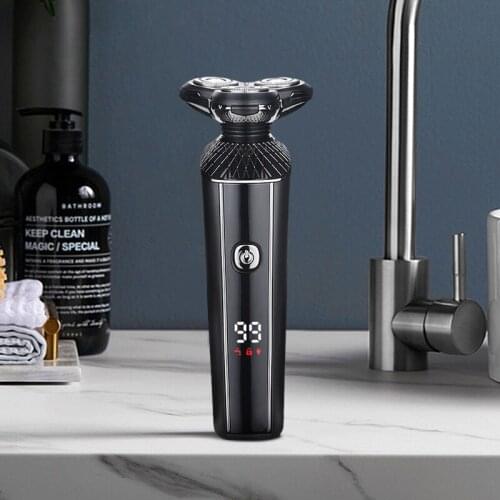 Electric Shaver Electric Razor for Men Triple Blade Cutting Machine Sideburns Portable Beard Trimmer Mens Razor Fast Charging