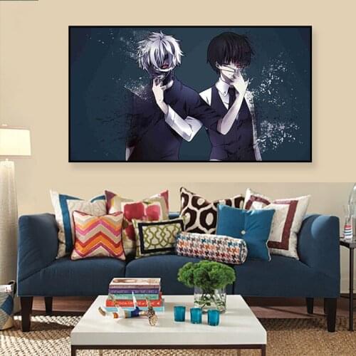 Demon Kaneki Tokyo Ghoul Anime Poster Anime Manga Wall Art Print Decor Poster,20 x 28 Inches,No Frame