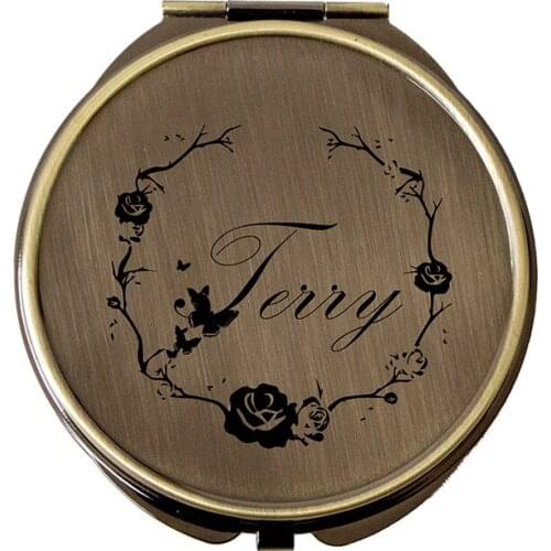 Promotional Metal Cosmetic Mirrors /Pocket Compact Mirror 100/Lot#18122-3