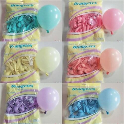 30pcs 5inch Pastel Colorful Latex Party Balloons Rainbow Macaron Candy Round Balloons for Birthday Baby Shower Party Decoration