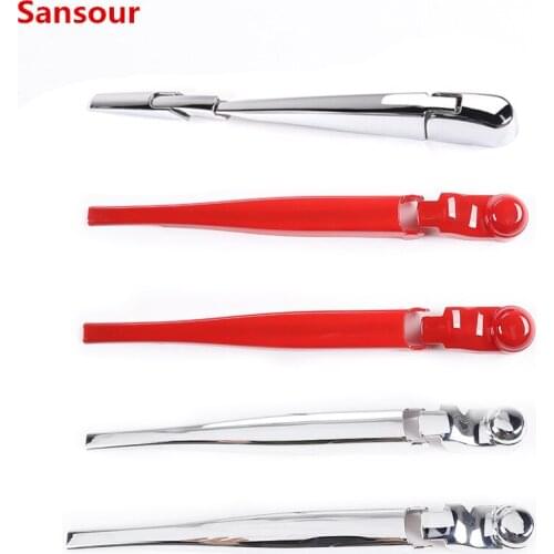 Sansour Windscreen Wiper for Jeep Wrangler 2018+ Car Front Rear Rain Wiper Blade Decor Cover for Jeep Wrangler JL Accessories