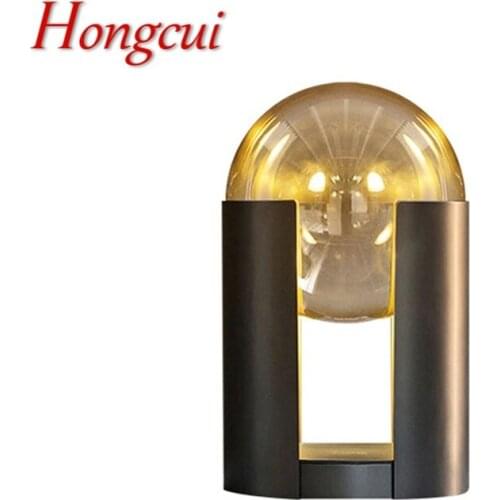 Hongcui Contemporary LED Table Desk Lamp Art Reading Design Light Home Eye Protection For Children Study Bedroom Office