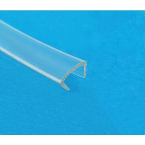 Harder PVC Rubber U Strip Edge Shield Encloser Bound for 0.5mm - 28mm Glass Metal Wood Panel Board Vehicle Seals Transparent