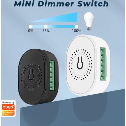 Tuya Smart WiFi mini dimming switch brightness switch modification parts support Alexa, Google home voice control