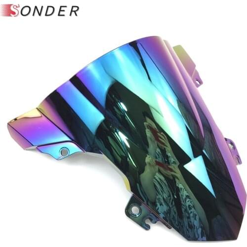 For BMW S1000RR 2015 2016 2017 2018 Smoke Windshield WindScreen Double Bubble S 1000 RR S 1000RR 15 16 17 18 1000RR