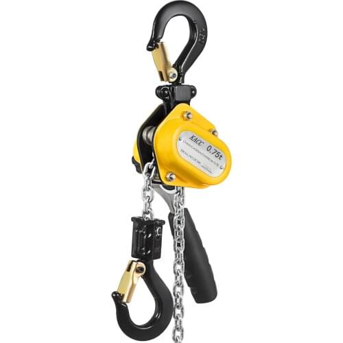 VEVOR 0.25T-0.75 T Mini Manual Lever Chain Hoist (Heavy Duty) 1.5M/3M/4.5M/6M Hook Mount Lift CE Certificate Portable Hand Block